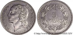 Essai de 5 francs Lavrillier, en nickel, sans différent 1933 Paris Maz.2563 a