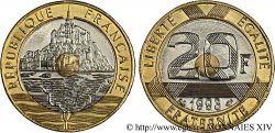 20 francs Mont Saint-Michel BU (Brillant Universel) 1993 Pessac F.403/8