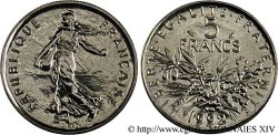 5 francs Semeuse, nickel, BU (Brillant Universel), frappe médaille 1992 Pessac F.341/26