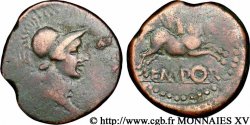 SPAGNA - INDIGETES - EMPORIA / UNTIKESKEN (Provincia di Gerona - Ampurias) Unité de bronze ou as, (MB, Æ 27)