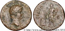 NERO As en orichalque, (MB, Æ 23)