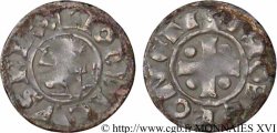BOURBONNAIS - SEIGNEURIE DE BOURBON - ANONYMES Denier, faux d’époque TTB