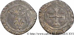 BURGONDY - COINAGE AT THE NAME OF CHARLES VI &nbsp;THE MAD&nbsp; OR &nbsp;THE WELL-BELOVED&nbsp; Double tournois dit &nbsp;niquet&nbsp; 22/10/1421 Chalon-sur-Saône
