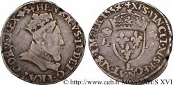 HENRY II Teston à la tête couronnée 1554 Bayonne fSS