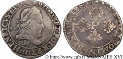 HENRY III Franc au col fraisé 1581 Toulouse XF