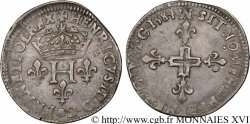 HENRY III Double sol parisis, 2e type 1584 Toulouse
