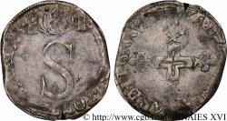 COMTAT-VENAISSIN - AVIGNON - SIXTE V (Félix Peretti de Grottammare) Double sol parisis ou six blancs TB+