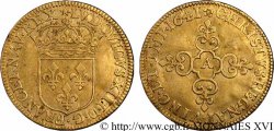 LOUIS XIII LE JUSTE Écu d or au soleil, à la croix anillée fleurdelisée 1641 Paris, Monnaie du Louvre TTB