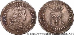 LOUIS XV DIT LE BIEN AIMÉ Sixième d&nbsp;écu de France 1721 Montpellier TTB
