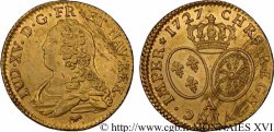 LOUIS XV DIT LE BIEN AIMÉ Louis d or aux écus ovales, buste habillé 1727 Paris SUP