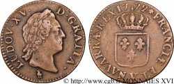 LOUIS XV  THE WELL-BELOVED  Sol dit  à la vieille tête  1772 Troyes XF