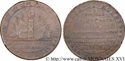 REVOLUTION COINAGE 2 sols de Clémanson au faisceau 1792 Lyon