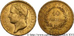40 francs or Napoléon tête laurée, Empire français 1811 Paris F.541/6
