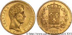 40 francs or Charles X, 2e type 1830 Paris F.544/5 MBC 