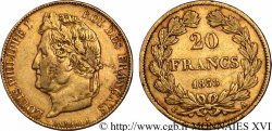 20 francs Louis-Philippe, Domard 1838 Paris F.527/18