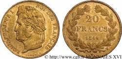 20 francs Louis-Philippe, Domard 1844 Lille F.527/32 TTB 