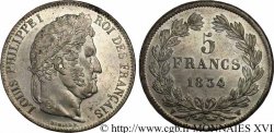5 francs, IIe type Domard 1834 Lille F.324/41
