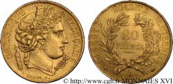 20 francs or Cérès, oreille basse 1850 Paris F.529/3