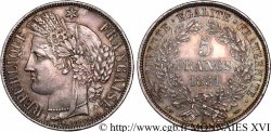 5 francs Cérès, IIe République 1851 Paris F.327/7 VZ 