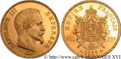 100 francs or Napoléon III tête nue 1855 Paris F.550/1 AU 