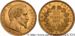 20 francs or Napoléon III, tête nue 1853 Paris F.531/1 VZ 
