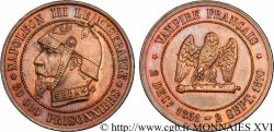 Monnaie satirique, module de 5 centimes 1870  