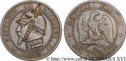 Dix centimes Napoléon III tête nue 1853 Paris F.133/2 TTB 