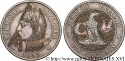 Monnaie satirique, module de 10 centimes, regravée 1853 Lille F.133/10