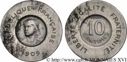 Essai de 10 centimes Rude 1909 Paris VG.4637  AU 