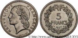5 francs Lavrillier en nickel 1937 Paris F.336/6 SPL 