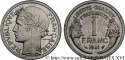 Essai en aluminium de 1 franc Morlon 1941  F.221/1