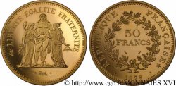 Piéfort or de 50 francs Hercule 1978 Paris F.427/6P FDC 