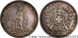 SWITZERLAND - CONFEDERATION OF HELVETIA Médaille de 5 francs, concours de tir de Zurich 1872 