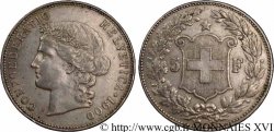 SWITZERLAND - HELVETIC CONFEDERATION 5 francs 1900 Berne
