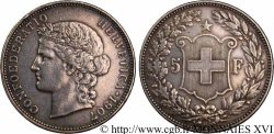 SWITZERLAND - HELVETIC CONFEDERATION 5 francs 1907 Berne