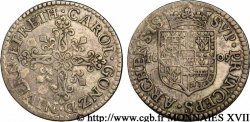 ARDENNES - PRINCIPAUTÉ SOUVERAINE D ARCHES-CHARLEVILLE - CHARLES Ier DE GONZAGUE Pièce de six blancs TTB