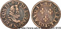 PRINCIPAUTÉ DE CHÂTEAU-REGNAULT - FRANÇOIS DE BOURBON-CONTI Double tournois, type 6 TTB