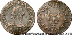 PRINCIPAUTY OF CHATEAU-REGNAULT - FRANCOIS OF BOURBON-CONTI Double tournois, type 8 XF