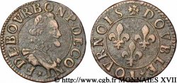 PRINCIPAUTÉ DE CHÂTEAU-REGNAULT - FRANÇOIS DE BOURBON-CONTI Double tournois, type 14, buste A TTB