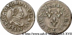 PRINCIPAUTÉ DE CHÂTEAU-REGNAULT - FRANÇOIS DE BOURBON-CONTI Double tournois, type 18 TTB+/TTB