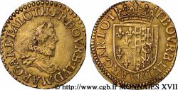PRINCIPAUTÉ DE CHÂTEAU-REGNAULT - FRANÇOIS DE BOURBON ET LOUISE-MARGUERITE DE LORRAINE Florin d’or à la double légende TTB