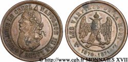 Monnaie satirique, module de 5 centimes 1870  Coll.- 