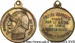 SATIRICAL COINS - 1870 WAR AND BATTLE OF SEDAN Médaille satirique