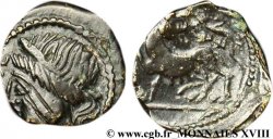 GALLIA - CARNUTES (Regione della Beauce) Bronze PIXTILOS classe II à la louve et au lézard XF