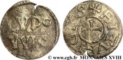 LOUIS Ier LE PIEUX OU LE DÉBONNAIRE Obole TB+