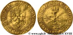 LOUIS XII LE PÈRE DU PEUPLE Écu d or au soleil de Provence 25/04/1498 Aix-en-Provence TB+