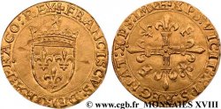 FRANÇOIS IER LE RESTAURATEUR DES LETTRES Écu d or au soleil, 5e type 21/07/1519 Paris SUP