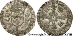 HENRI II Douzain aux croissants 1557 Troyes TB+