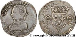 CHARLES IX Teston, 2e type 1563 (D.L.XIII) Bordeaux TTB