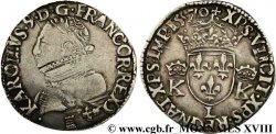 CHARLES IX Teston, 4e type 1570 Bayonne